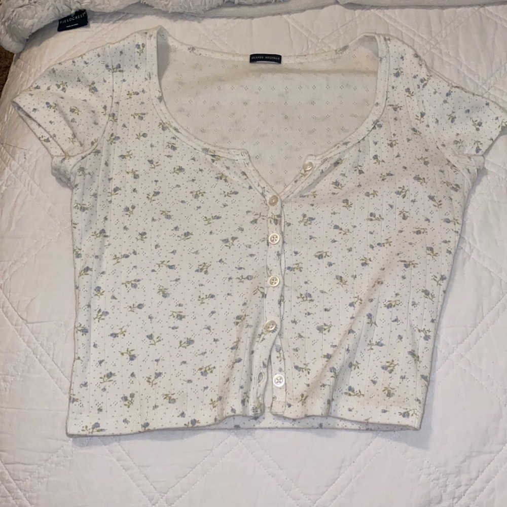 Flower brandy melville top
